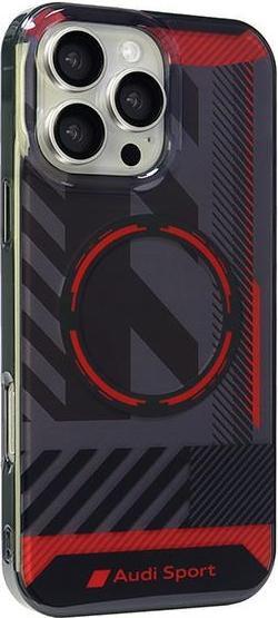 Actual product image Audi IML Sport MagSafe iPhone 16 Pro Max 6.9" czarny/black hardcase AUS-IMLMIP16PM-RSQ/D2-BK (Apple iPhone 16 Pro Max)