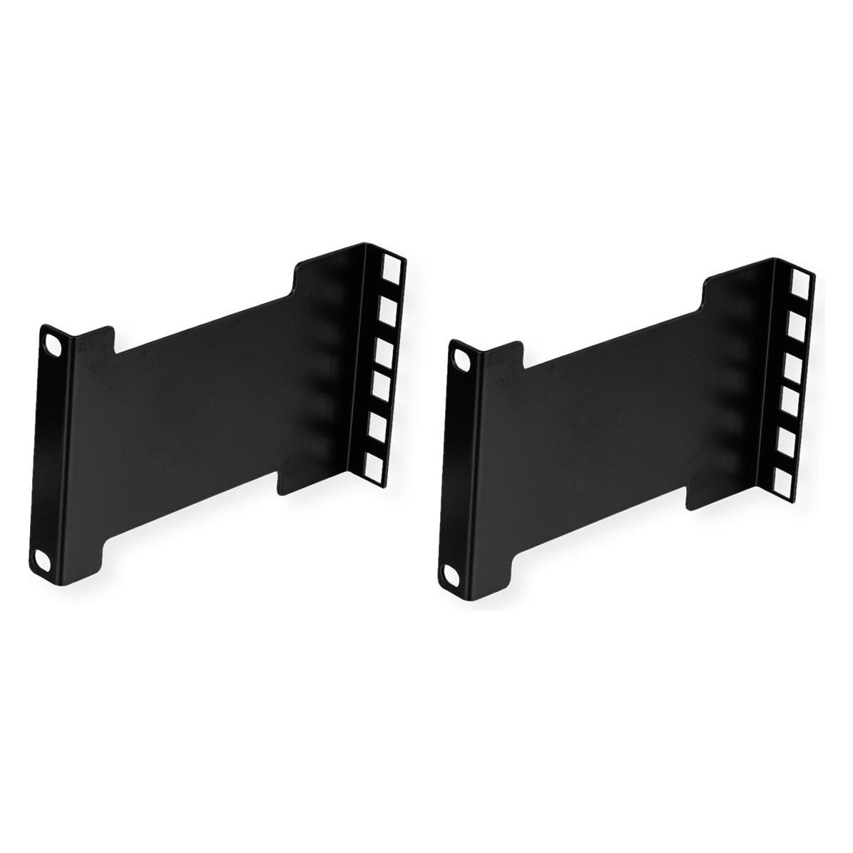 Value 19"-Schrank Tiefenerweiterung 151, 5mm, 2HE, Serverschrank Zubehör, Schwarz