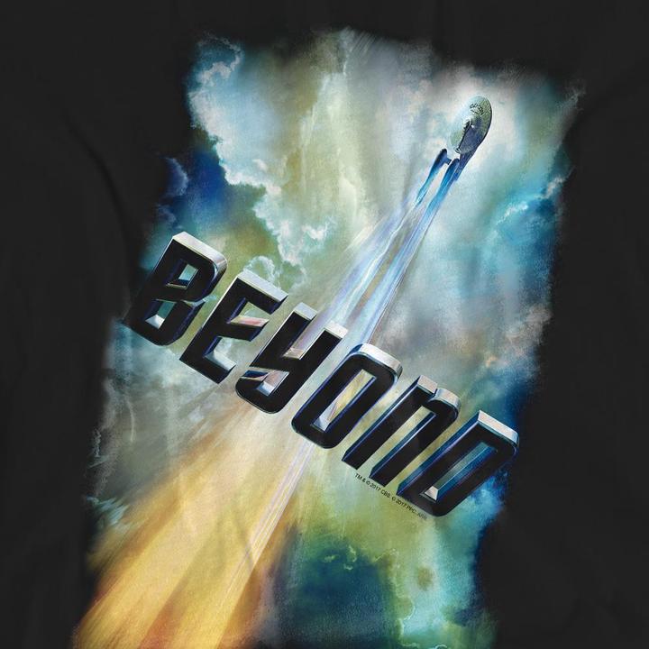 Actual product image Star Trek Beyond Unisex Adult Poster T-Shirt (XXL)