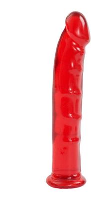 Actual product image Doc Johnson Jelly Jewels - Dong With Suction Cup Ruby