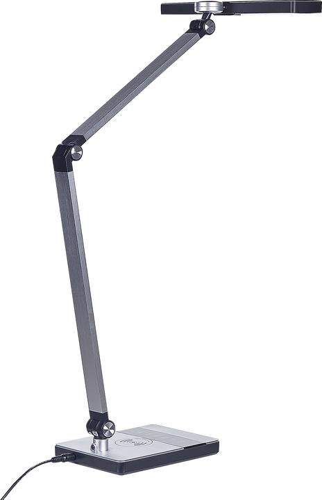 Image du produit Beliani Lampe de bureau LED métal argent 73 cm réglable LACERTA (920 lm)