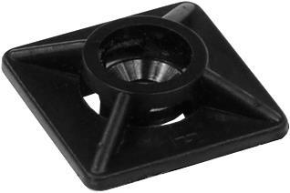 Image du produit Aquatuning Collier de serrage pour fixation au sol noir (Boucles de fixation, 19 mm, 1 pcs)