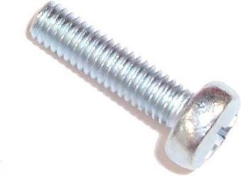 Actual product image Aquatuning Screw DIN 7985 M4 x 5 cross flat galvanised