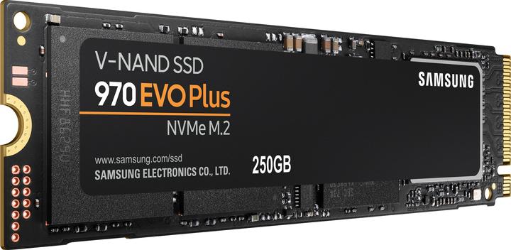 Actual product image Samsung 970 EVO Plus (250 GB, M.2 2280)