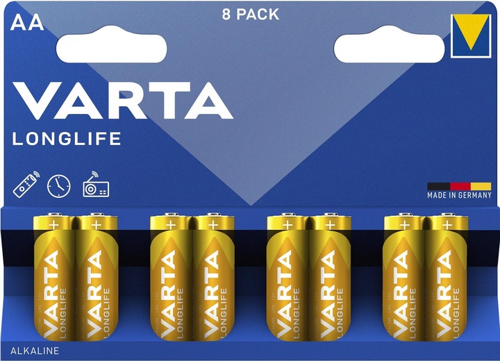 Produktbild Varta Longlife (8 Stk., AA, 2800 mAh)