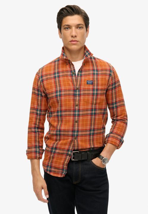 Immagine prodotto Superdry Camicia a quadri con maniche lunghe in cotone biologico (S)