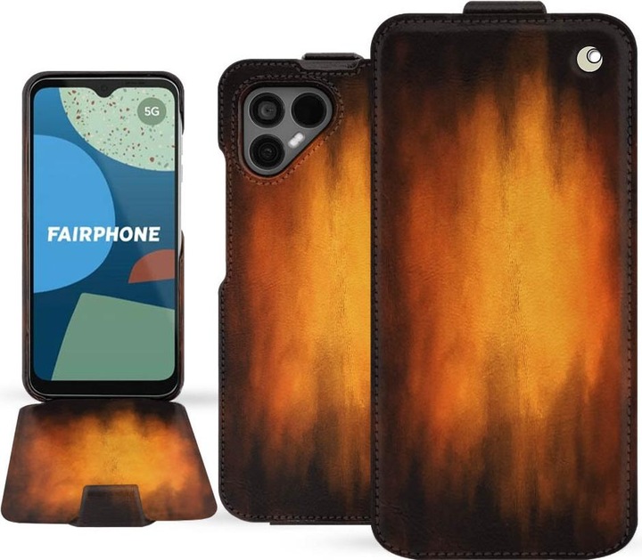 Actual product image Noreve Vertical leather shell (Fairphone 4)
