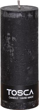 Produktbild Bludeko Kerze rustic schwarz - 2er-Set (2 Stk.)