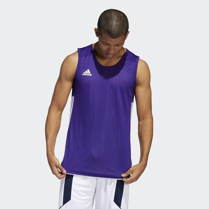 Image du produit adidas Justaucorps de basket-ball réversible 3G Speed pour hommes (XXL)