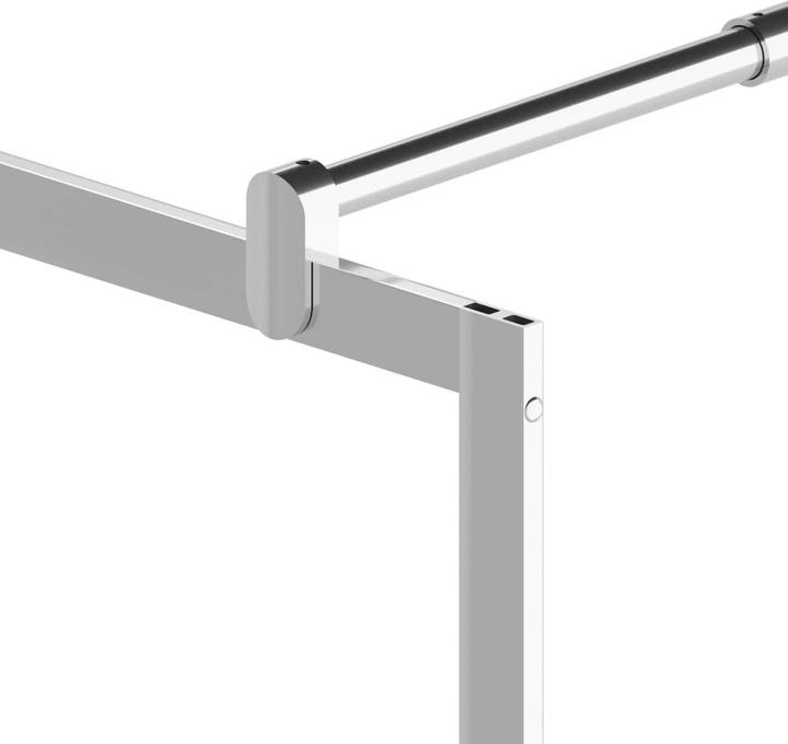 Actual product image vidaXL Duschwand (195 cm, 80 cm, 195 cm)