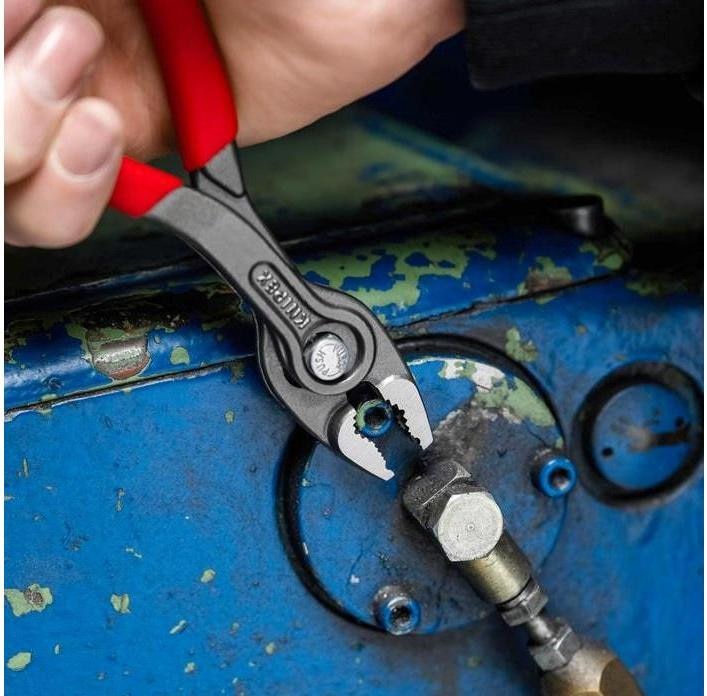 Actual product image Knipex TwinGrip front gripper 82 01 150 (red, length 150mm) (154 mm)