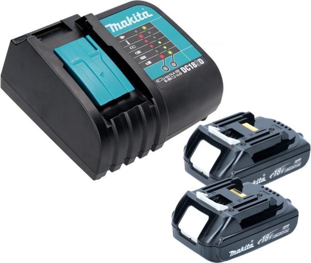 Actual product image Makita DTW 190 SY Battery impact wrench 18 V 1/2" 190 Nm + 2x battery 1.3 Ah + charger + Makpac