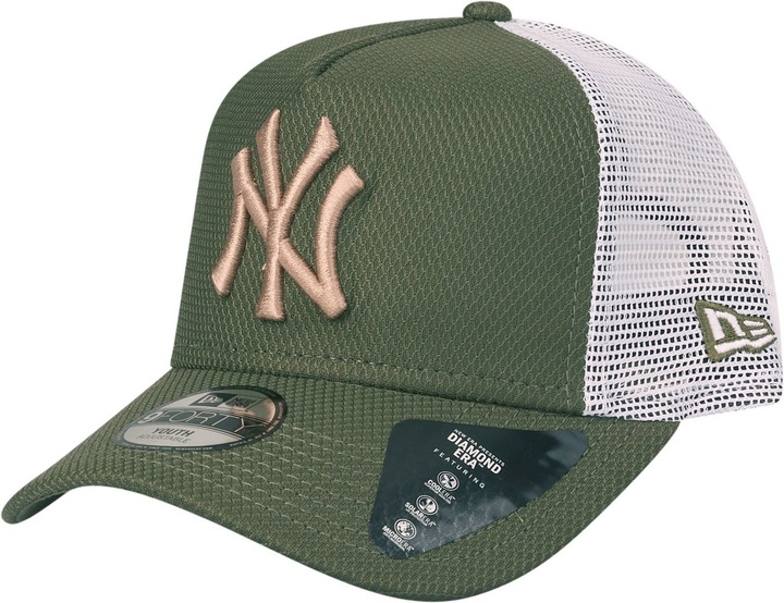 Produktbild New Era Kinder Cap - DIAMOND TRUCKER NY Yankees oliv Child (53, 52 C, 54 C)