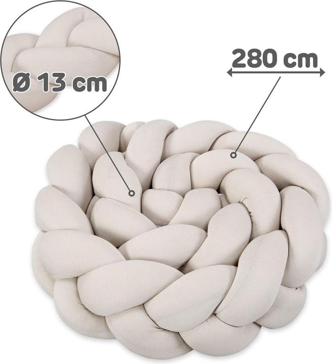 Actual product image Tobi Nestchenschlange geflochten crème 280