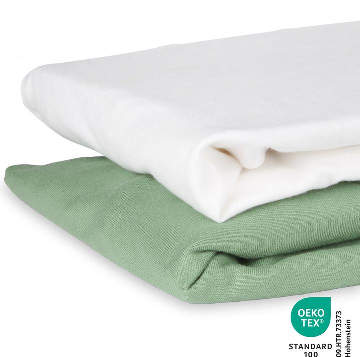 Actual product image Schlummersack Fitted Cot Sheets - 70 x 140cm - 2 pack