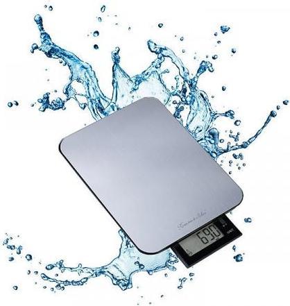 Produktbild Rosenstein & Söhne Digitale Edelstahl-Küchenwaage