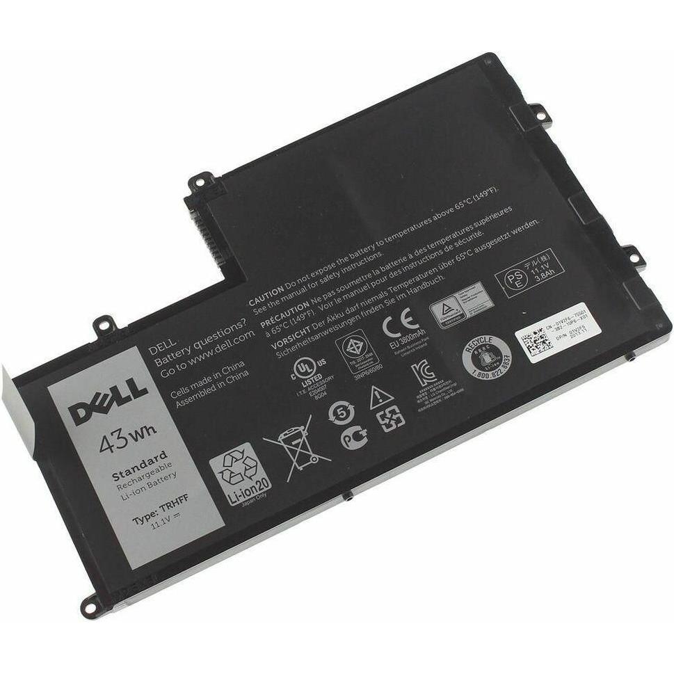 Dell Laptop-Batterie (3 Zellen, 3800 mAh), Notebook Akku, Schwarz