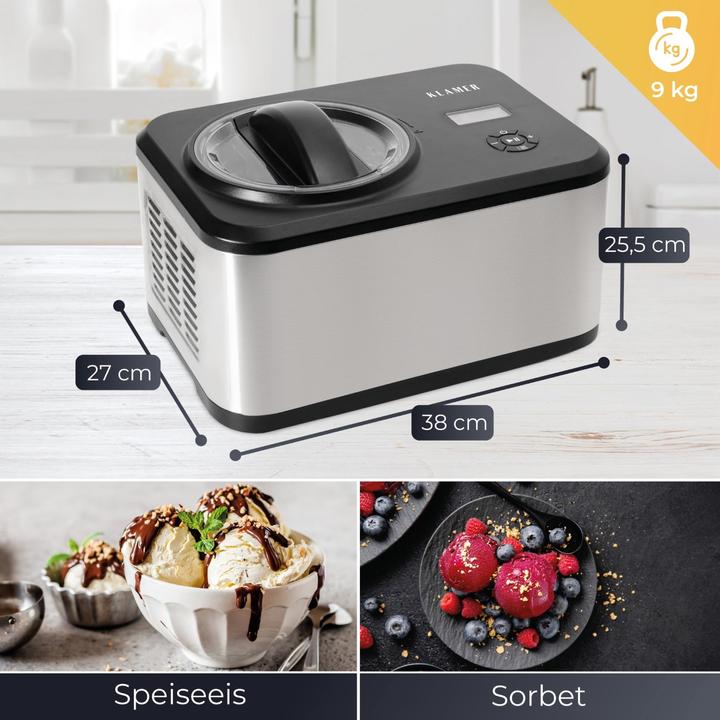 Image du produit KLAMER Machine à crème glacée