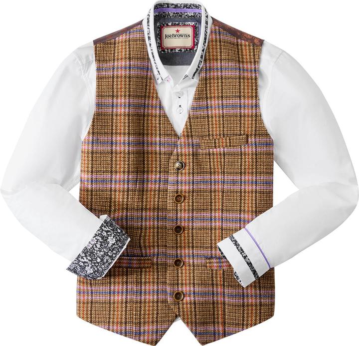 Immagine prodotto Joe Browns Tailored Check Front Waistcoat (48)