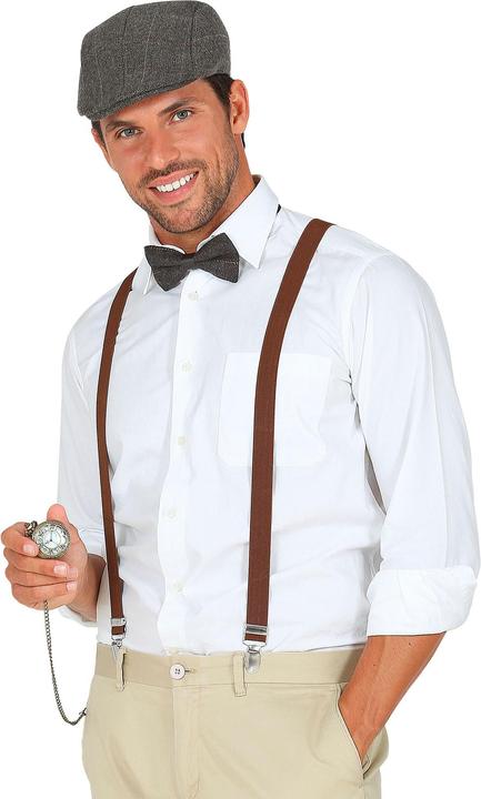 Produktbild Widmann Set Die Wilden 20er Schiebemütze, Hosenträger