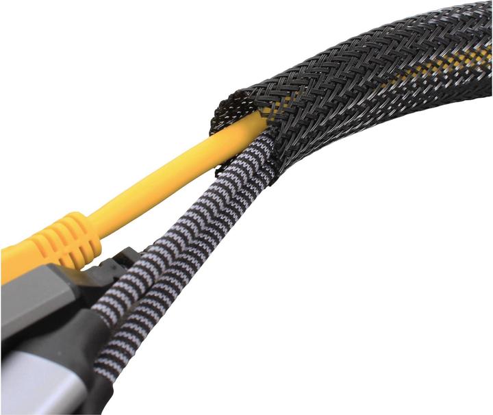 Actual product image Tru Components Cable braid 40-80mm Sw roll 100m (Cable conduit, 10000 cm)