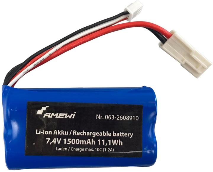 Produktbild Amewi RC-Akku Li-Ion 1500 mAh 7.4 V (7.40 V, 1500 mAh)