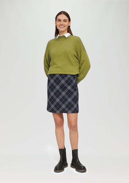 Produktbild S.Oliver Strickpullover Strickpullover im Relaxed Fit mit Stehkragen (48)