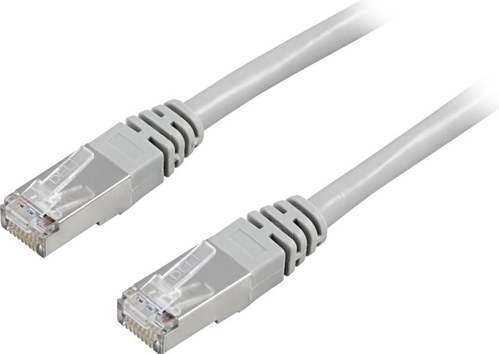 Produktbild Deltaco FTP Cat5e 10m Netzwerkkabel Grau (UTP, CAT5, 10 m)