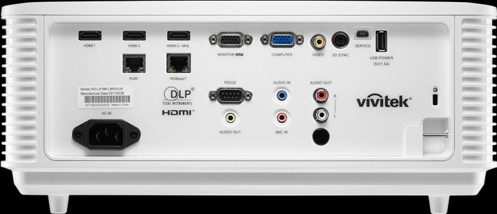 Produktbild vivitek DU4871Z Laser, WUXGA, 7'000 ANSI Lumen (Full HD, 7000 lm, 1.15 - 1.9:1)