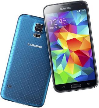 Actual product image Samsung Galaxy S5 (16 GB, Electric Blue, 5.10", 4G)