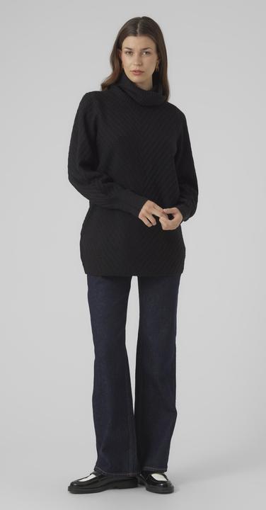 Produktbild Vero Moda VMANJASTINNA LONG COWL PULLOVER GA EXC Strickpullover (XS)