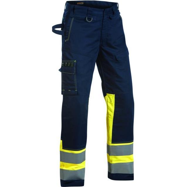 Blakläder, Arbeitshose, Multinorm-Bundhose, marineblau / gelb, Konfektionsgrösse 54 (48, 54, XL)
