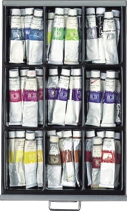Produktbild Bisley MultiDrawer™ Schubladeneinsatz, Format DIN A4, Höhe 22 mm, 9 Fächer
