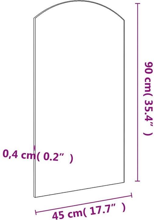 Immagine prodotto vidaXL Spiegel (90 x 45 cm)