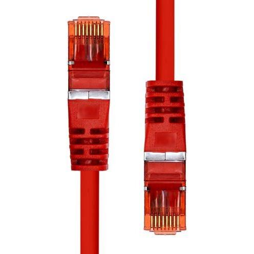 Thumbnail - ProXtend F/UTP CAT6 PVC AWG 26 CCA Red 3M (F/UTP, CAT6, 3 m), Netzwerkkabel
