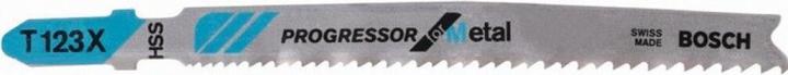 Image du produit Bosch Professional Zubehör Lame de scie sauteuse PRO Metal thick and thin T123XF, 100 mm, 5 pcs.
