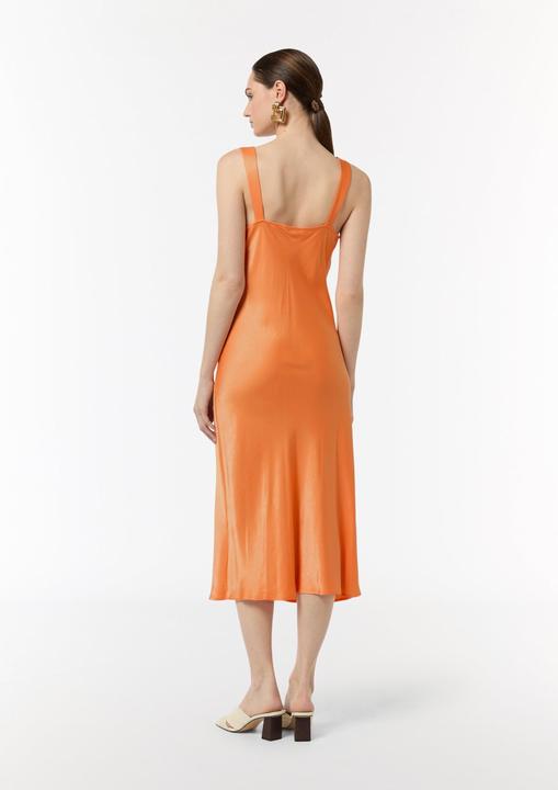 Produktbild Comma Kleid Satinkleid mit Wasserfall-Ausschnitt (40)