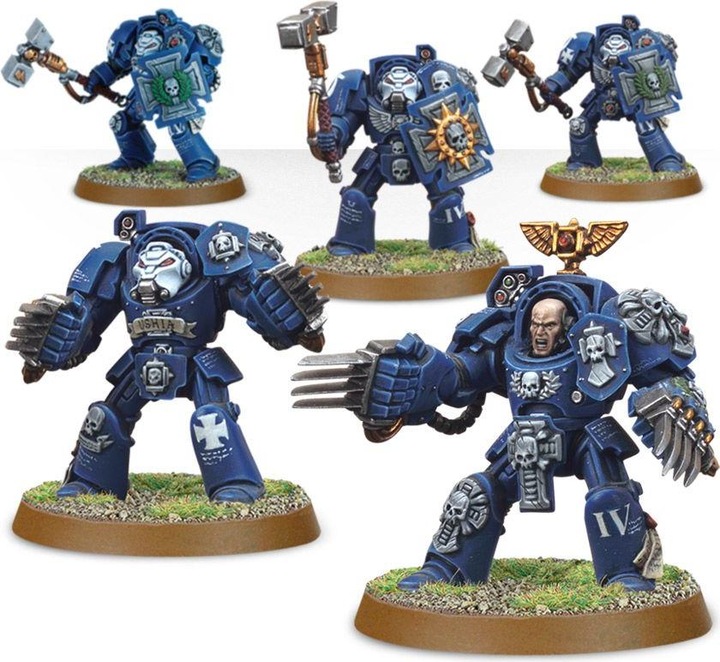 Image du produit Games Workshop Warhammer 40k - Space Marine Escouade de Terminator d Assaut (Matières plastiques)