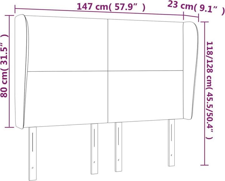 Immagine prodotto vidaXL Franya (147 x 23 x 128 cm)