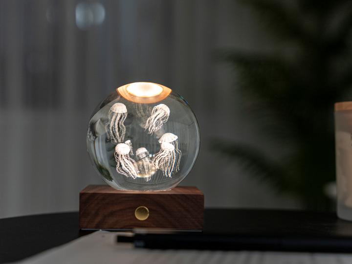 Produktbild Gingko Amber Crystal Light