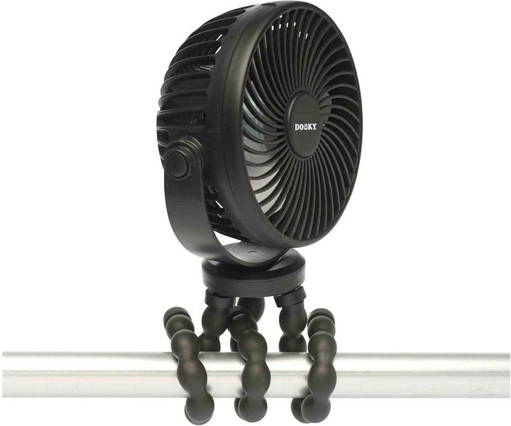 Produktbild Dooky Kinderwagenventilator 29 x 15 x 6.5 cm, Schwarz
