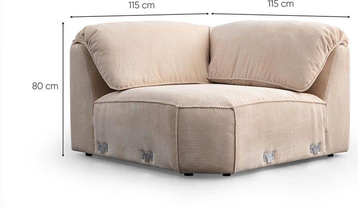 Produktbild Atelier del Sofa Flamingo (Ecksofa)