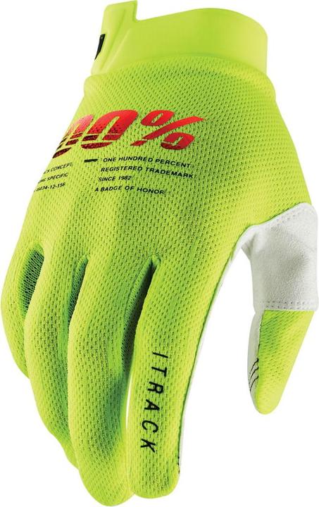Produktbild 100% Handschuhe iTrack fluo gelb 2XL (XXL)