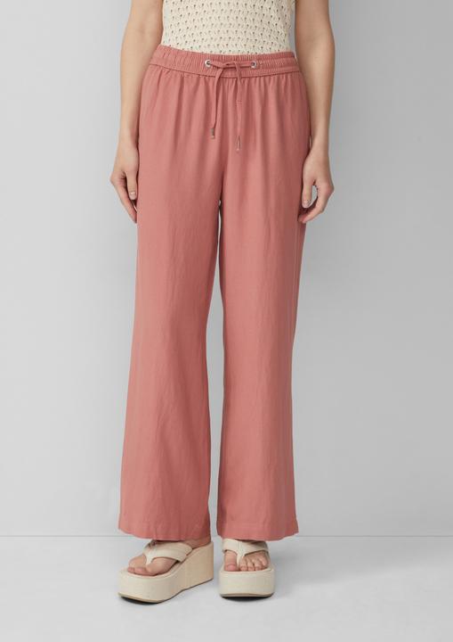 Image du produit S.Oliver Hose Leinenmixhose mit Gummizug und weitem Bein (W38/L34)