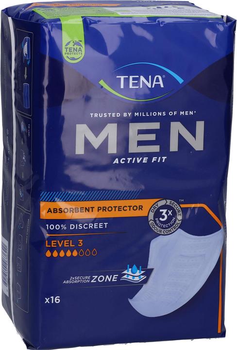Produktbild Tena MEN Einlagen bei BlasenInkontinenz Level 3 (16 x, Normal)
