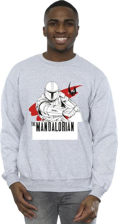 Immagine prodotto Star Wars The Mandalorian Mando Shoots Felpa Uomo (3XL)