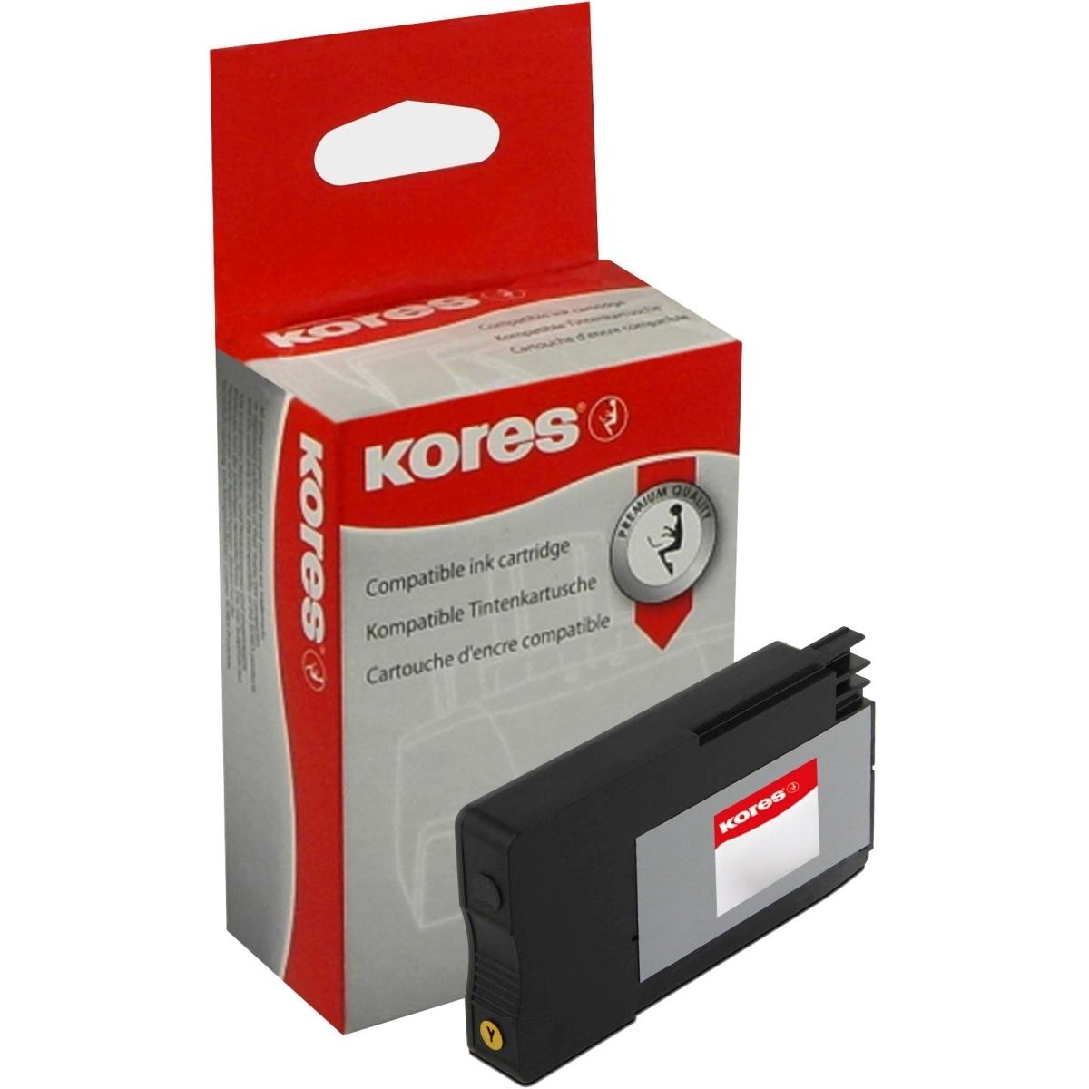 Kores, Druckerpatrone, Tinte kompatibel yellow Orig.Nr. CN048AEKOR (Y)