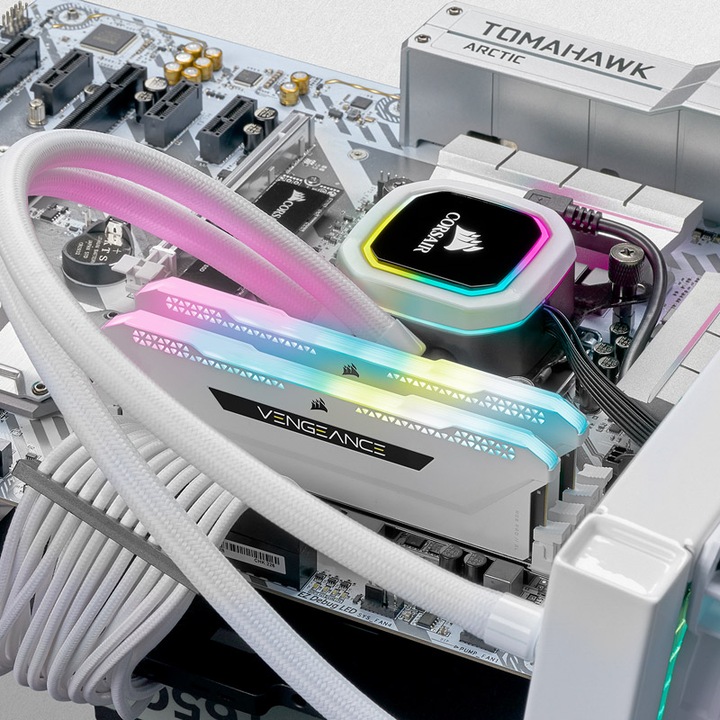 Actual product image Corsair Vengeance RGB Pro SL (2 x 16GB, 3200 MHz, DDR4-RAM, DIMM)