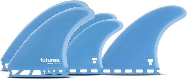 Futures Quad Thruster 5 Fin Set Twiggy Step Up