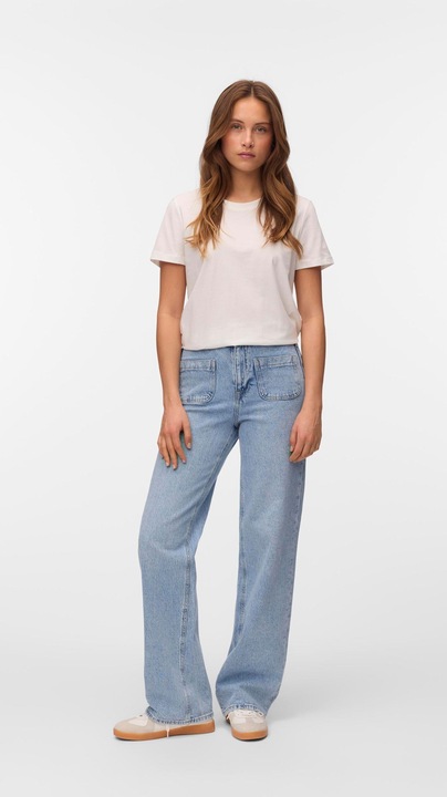 Produktbild Vero Moda VMTESSA Hohe Taille Weiter Beinschnitt Jeans Weit geschnitten (W26/L32)